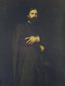 Painting of 'Sir Hubert von Herkomer' by Herman Herkomer.