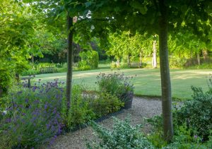 The garden at Reveley Lodge.