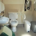 Ground floor toilet at Bushey Museum.