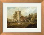 Parish Church of St James, Bushey by James Charles Oldmeadow (1820–1875), available as a print from Art UK.