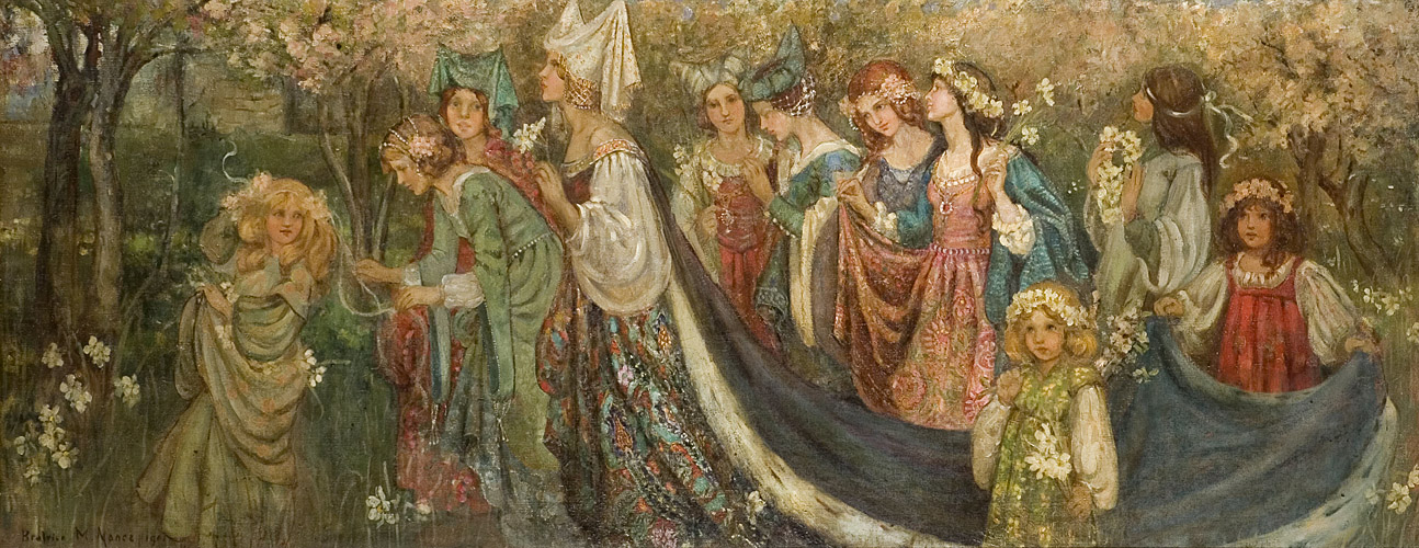A painting 'Ode to Spring' by Beatrice Morton Nance.
