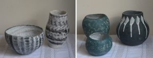 Hand built ceramics by Averil Ainley.