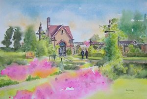 Bushey Rose Garden by Pam Adsley.