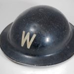 A helmet for the World War 2 sessions.