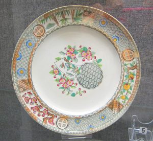 A Staffordshire plate