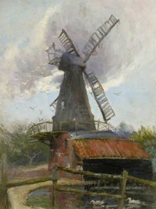 'Bushey Heath Windmill' by Kate ethyl Cowderoy