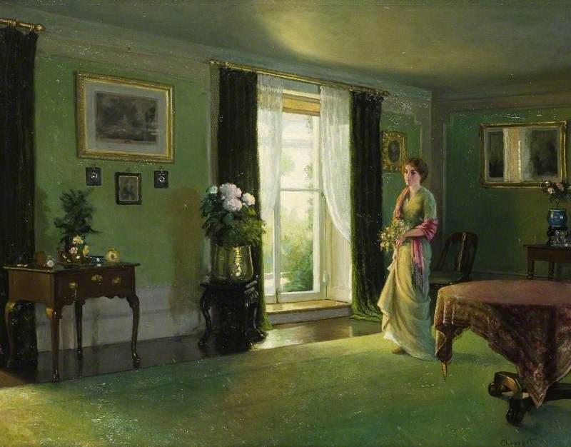 'The Drawing Room at Reveley Lodge' by Albert Ranney Chewett