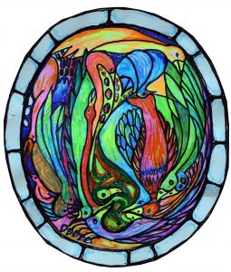 Stained Glass Window design by Jenny Birch