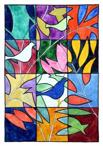 Stained Glass Window design by Douglas Jackson