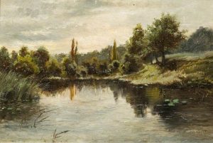 River Scene by William Ashton