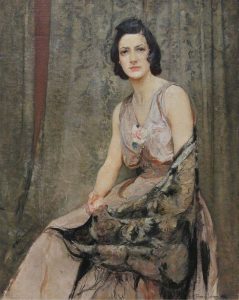 Portrait of Esther Borough Johnson by Ernest Borough Johnson