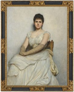 Portrait of Miss Katherine Grant by Sir Hubert von Herkomer RA, 1885